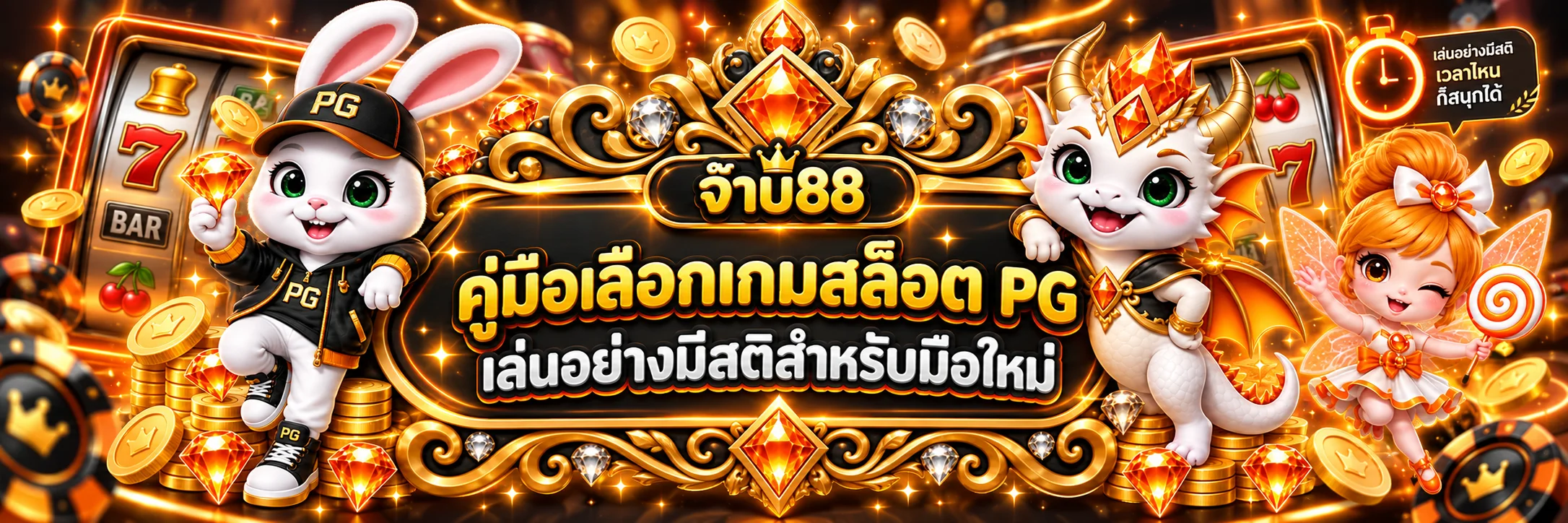 จ๊าบ88 คู่มือเลือกเกมสล็อต PG สำหรับมือใหม่